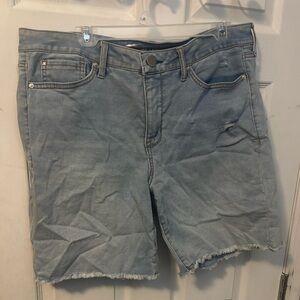 Seven7 Gold Logo Light Blue Denim